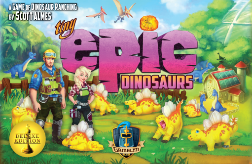 Tiny Epic Dinosaurs - MeepleBR - Construa sua fazenda de dinossauros!