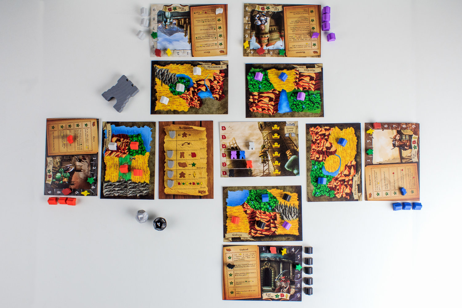 Ultra Tiny Epic Kingdoms 4x Fantasy Board Game by Gamlyn Games Glyutek-01 for sale online 