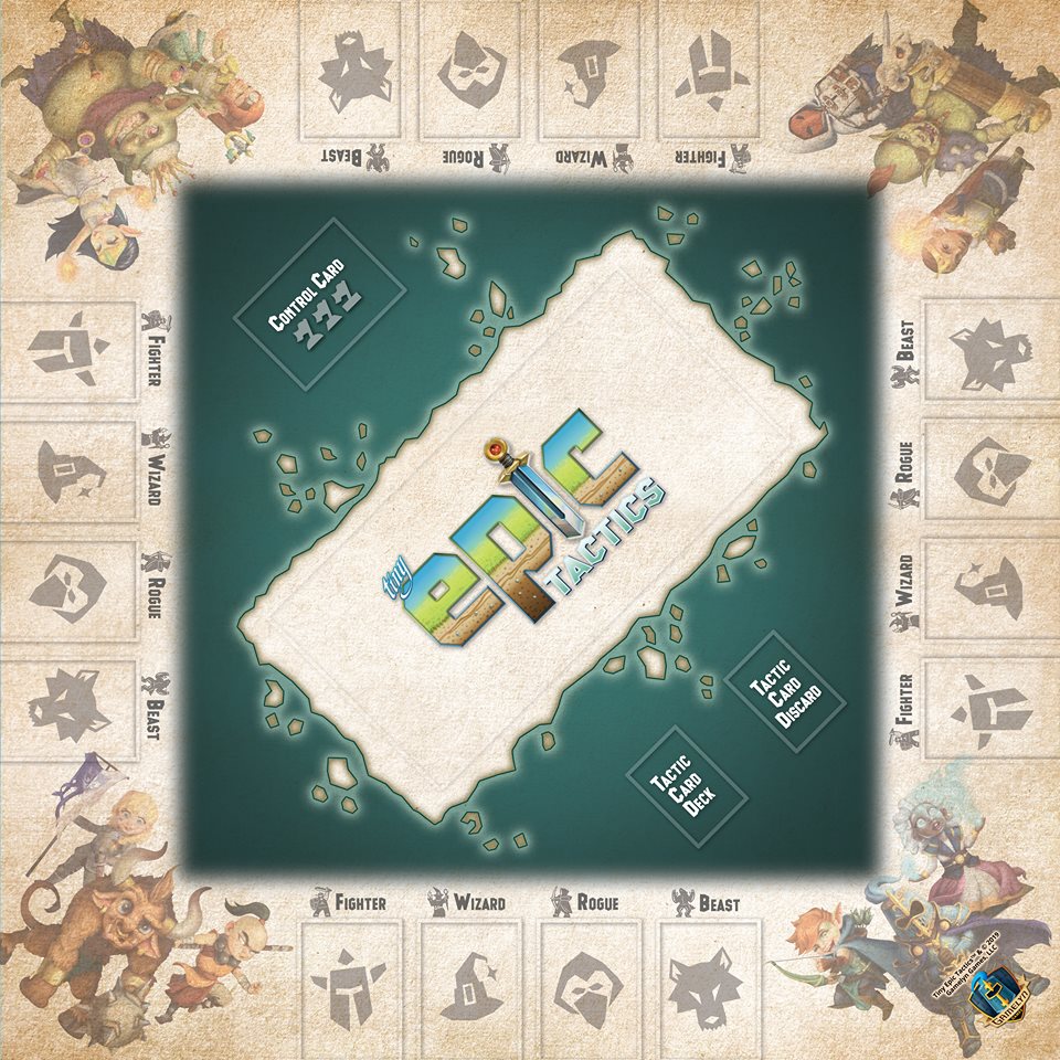 Tiny Epic Tactics Game Mat - Gamelyn Games - More Fun Faster