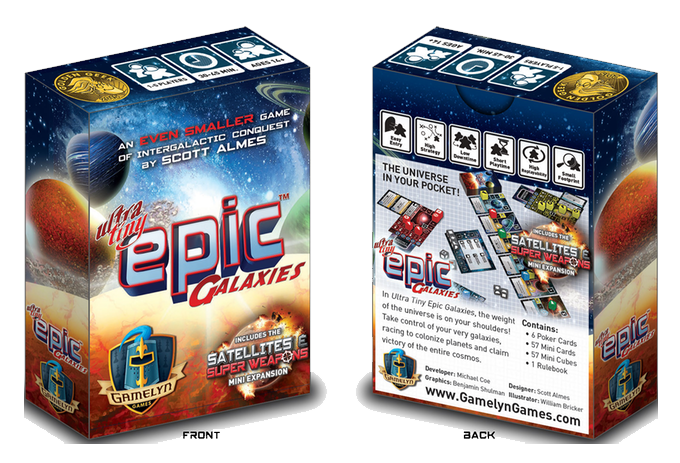 Ultra-Tiny Epic Galaxies Gamelyn Games Genuine Sealed