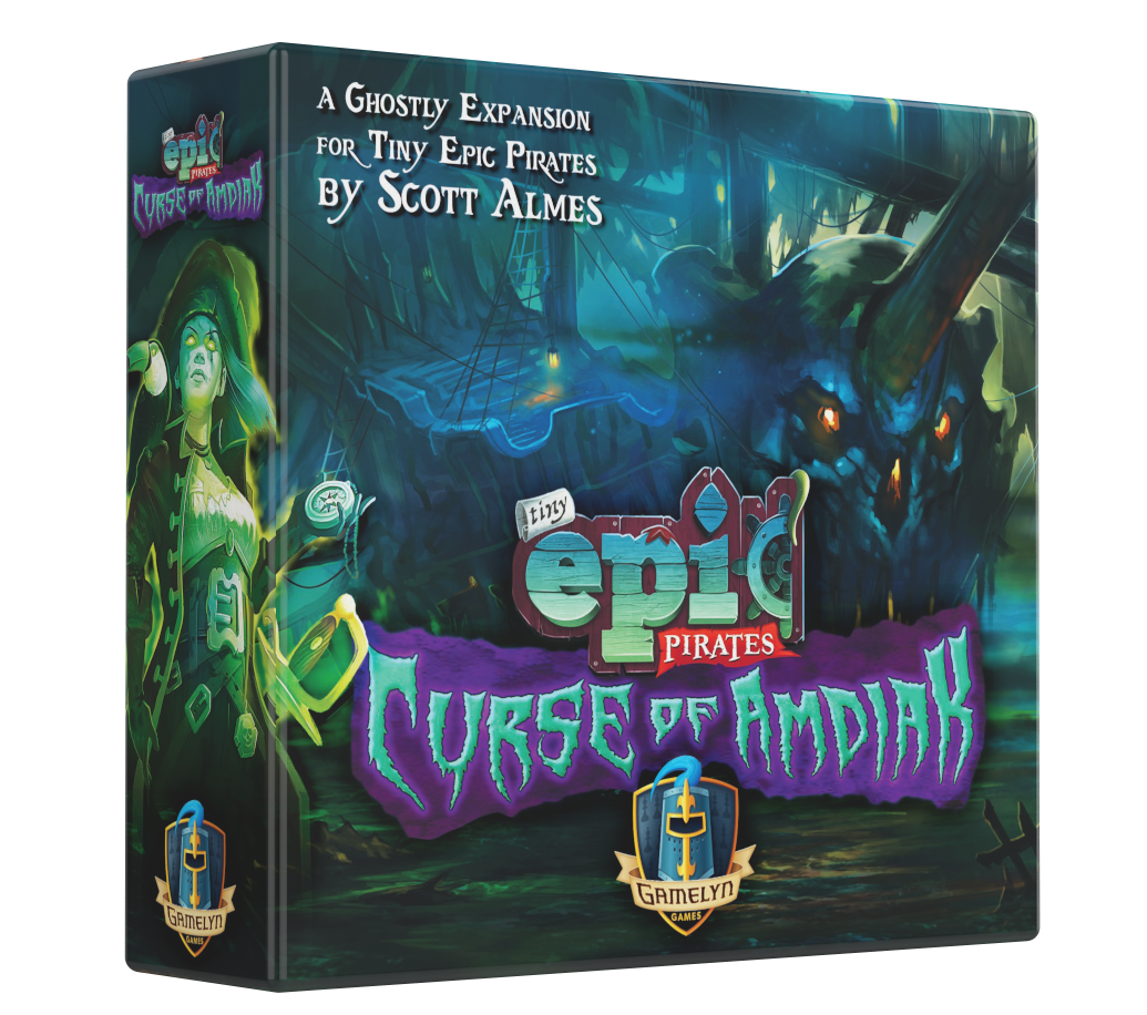 Tiny Epic Pirates Curse of Amdiak Expansion - Gamelyn Games - More
