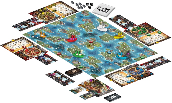 Tiny Epic Pirates Jogo de Tabuleiro