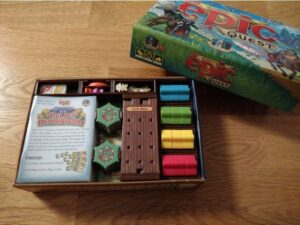 Tiny Epic Quest Boardgame Box Inserts